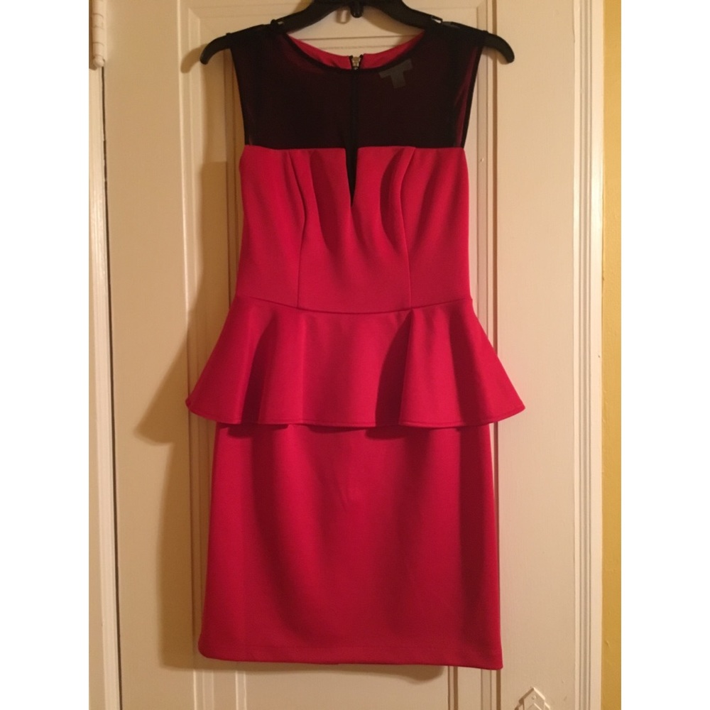 Bisou Bisou Red sleeveless dress
